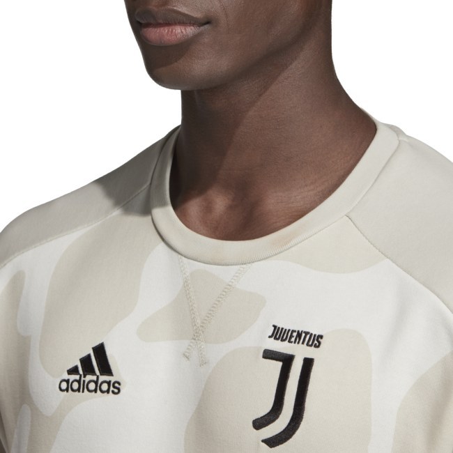 Adidas Juventus FC SSP Crew Sweat béžová UK S - Výprodej Fanshop Oblečení