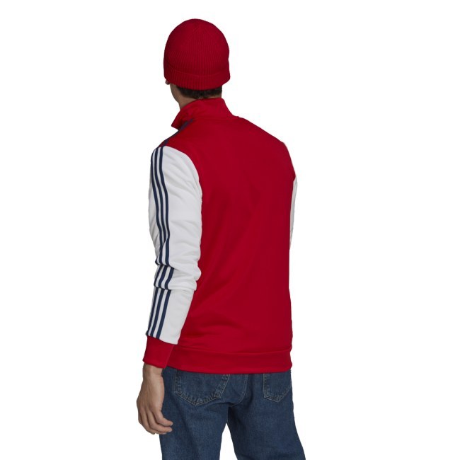 Adidas Arsenal FC 3S Track Top červená/bílá UK L - FC Arsenal Oblečení