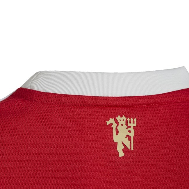 Adidas Manchester United FC domácí 2021/2022 červená/bílá UK Junior S