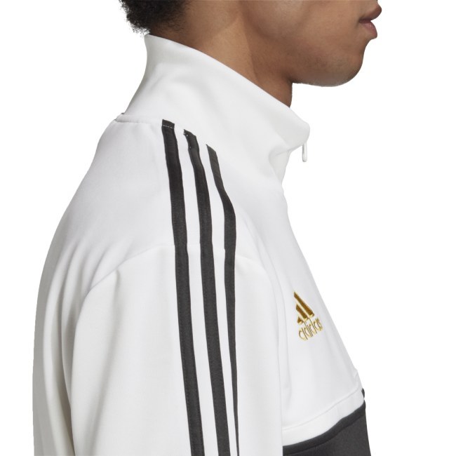 Adidas Juventus FC 3S Track Top bílá/černá UK M - Juventus Turín Oblečení