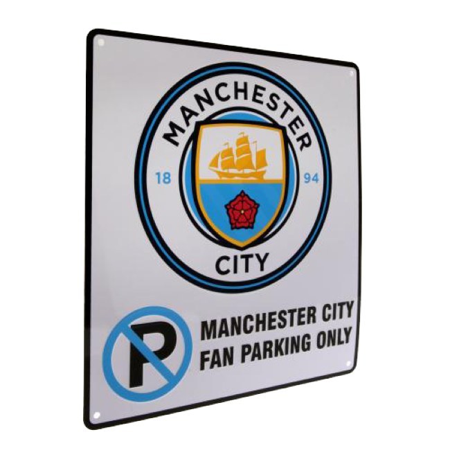 Cedule Manchester City FC Fan Parking Only - Manchester City Suvenýry