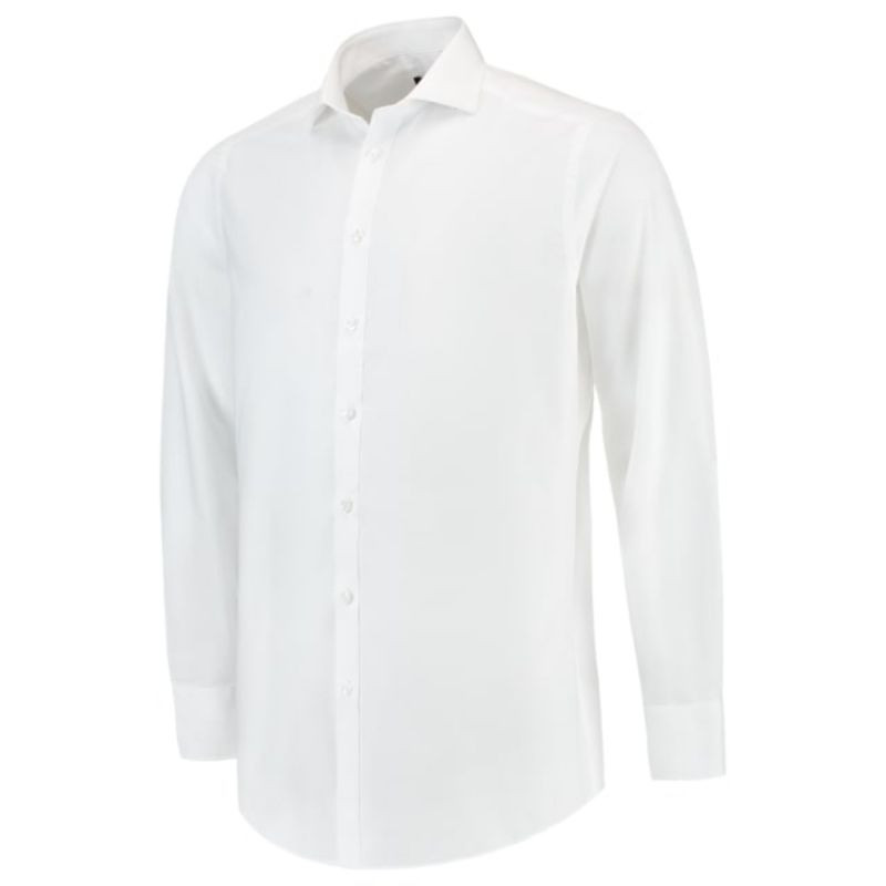 Malfini Fitted Shirt M MLI-T21T0 white pánské - Pánské oblečení košile