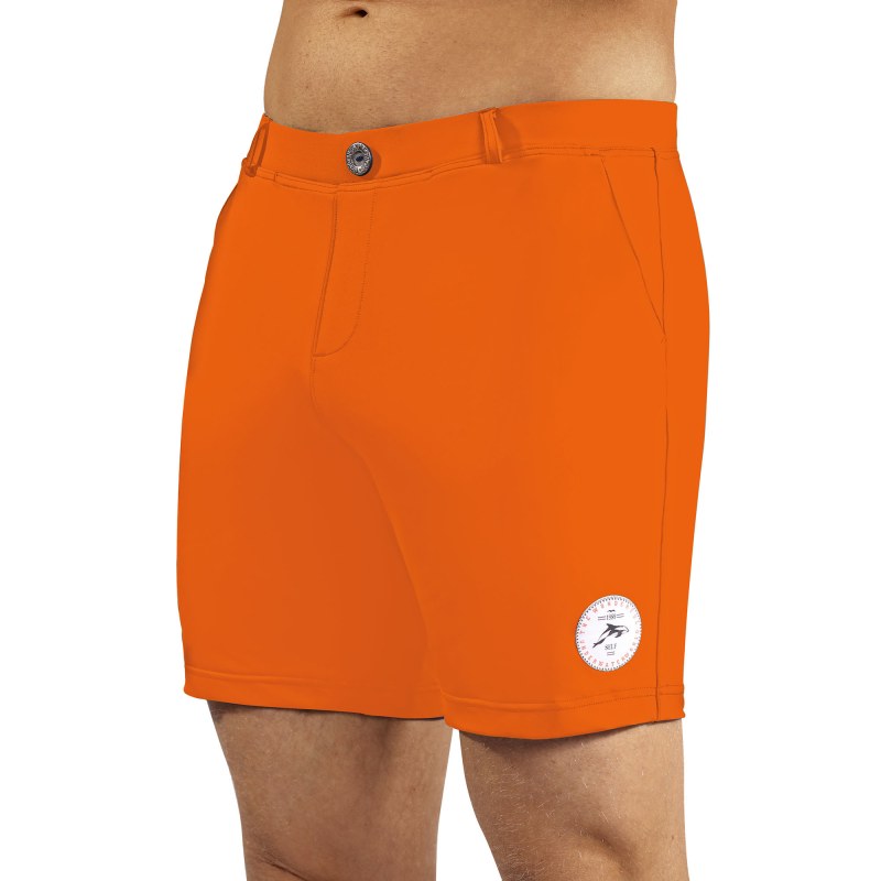 Pánské plavky Swimming shorts comfort26 oranžové - Self - Pánské oblečení plavky