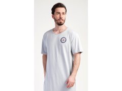 Pánská noční košile s krátkým rukávem Sea 6515715