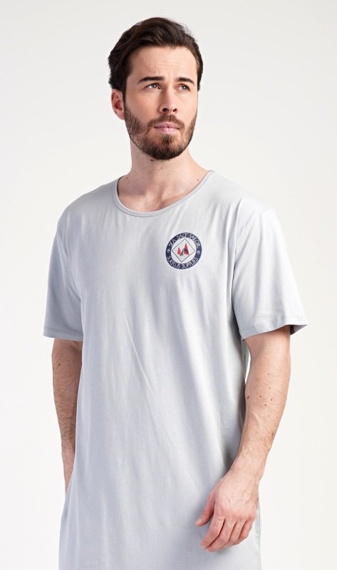 Pánská noční košile s krátkým rukávem Sea - Pánské oblečení pyžama
