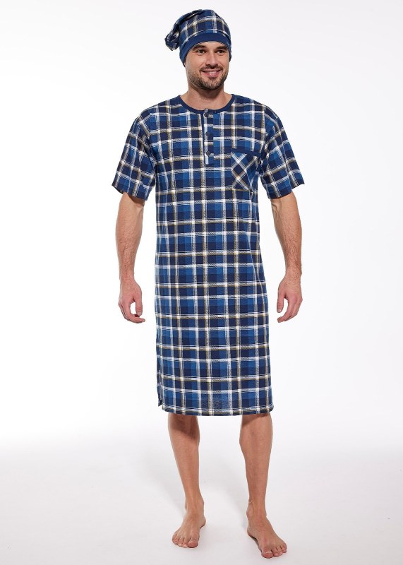 Pánská noční košile Cornette 109/26 kr/r S-2XL - Pánské oblečení pyžama