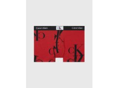 Pánské boxerky 000NB3403A GNP červené s potiskem - Calvin Klein