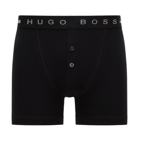 Pánské boxerky 50377695 001 černá Hugo Boss - Pánské oblečení spodní prádlo boxerky
