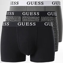 Pánské boxerky U3BG15K6YW0 P9SI černošedé - Guess - Pánské oblečení spodní prádlo boxerky