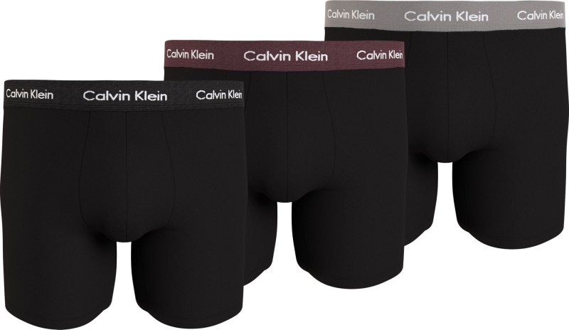 Pánské boxerky 3PK 000NB1770A H54 černé - Calvin Klein - Pánské oblečení spodní prádlo boxerky