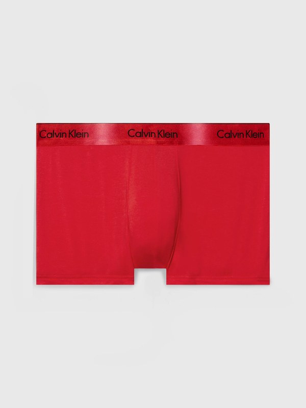 Pánské boxerky 000NB2156A XAT červené - Calvin Klein - Pánské oblečení spodní prádlo boxerky