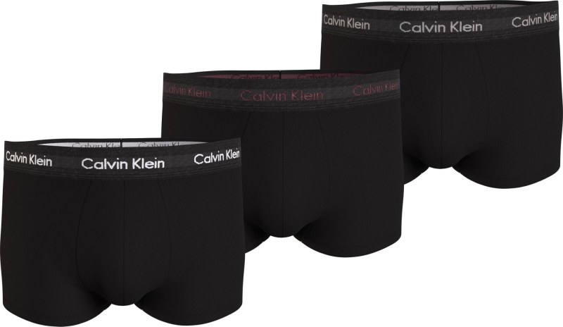 Pánské boxerky 3PK 0000U2664G H55 černé - Calvin Klein - Pánské oblečení spodní prádlo boxerky