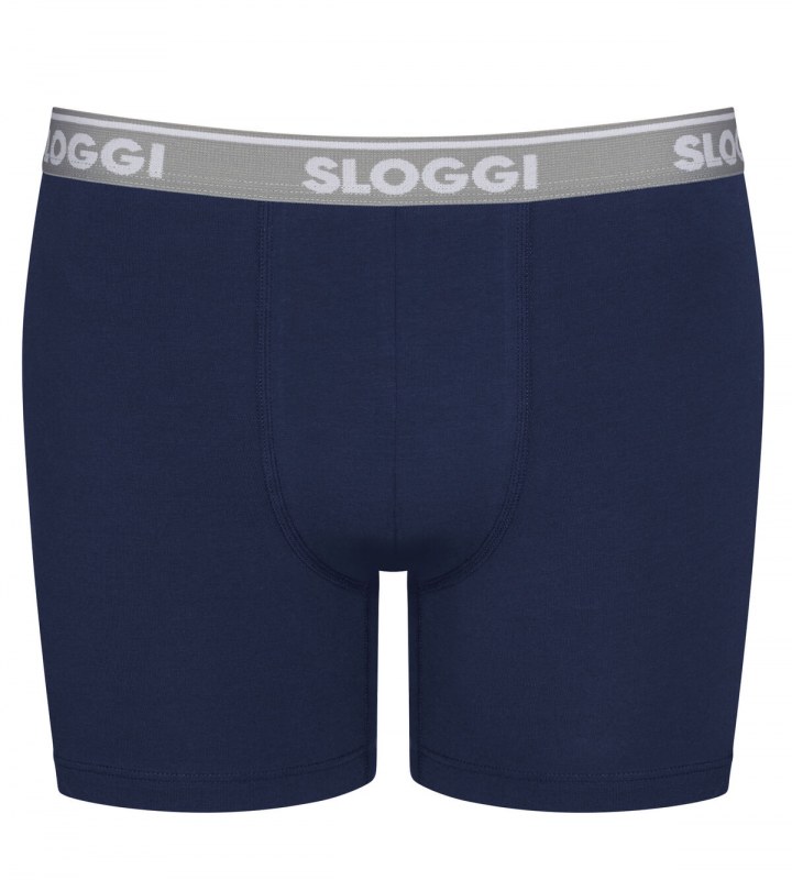 Boxerky Sloggi men GO ABC Short 2P tmavě modré - Pánské oblečení spodní prádlo boxerky