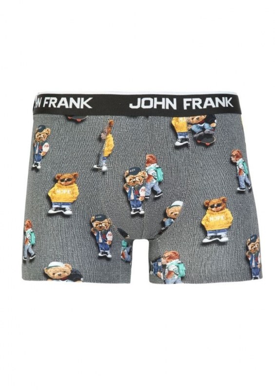 Pánské boxerky John Frank JFBD325-COOL TEDDY - Pánské oblečení spodní prádlo boxerky