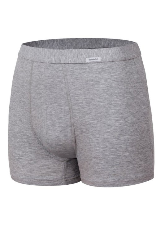 Pánské boxerky 092 Authentic plus grey - CORNETTE - Pánské oblečení spodní prádlo boxerky