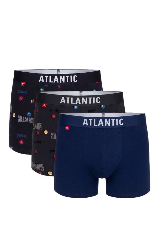Pánské boxerky 011/03 3 pack - Atlantic - Pánské oblečení spodní prádlo boxerky