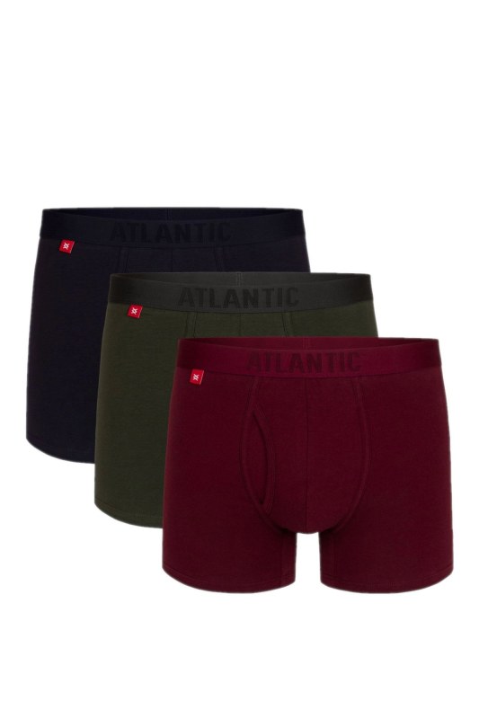 Pánské boxerky 3 pack 184 mix - Atlantic - Pánské oblečení spodní prádlo boxerky