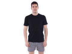 Pánské bavlněné tričko Basic černé