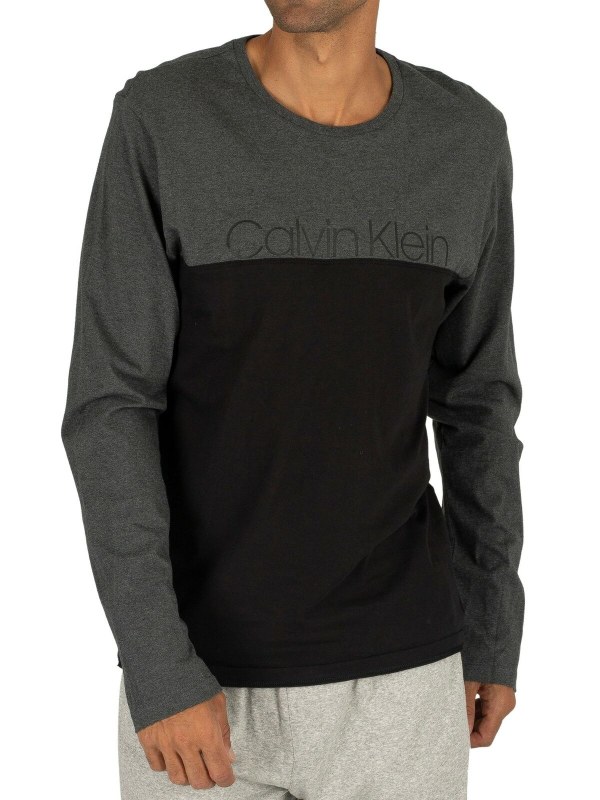 Pánské tričko NM1581E-038 šedá - Calvin Klein - trička