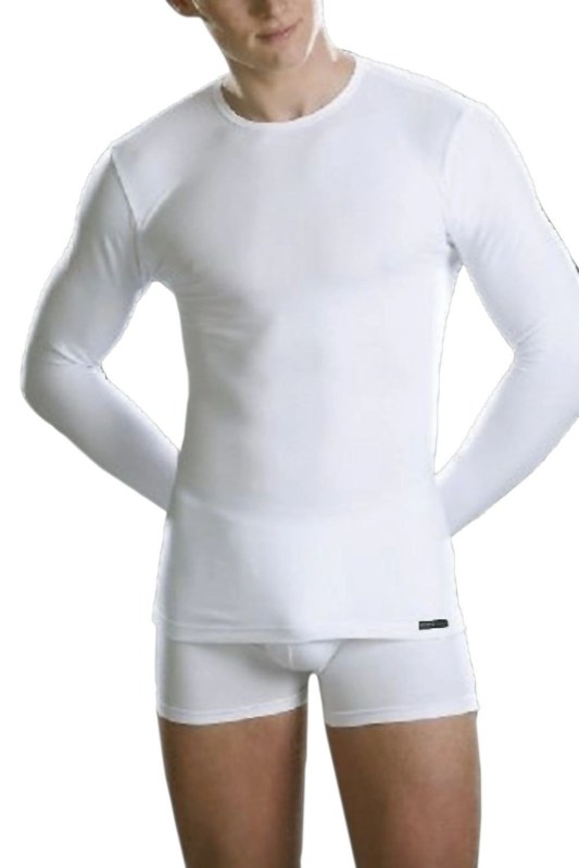 Pánské tričko 214 Authentic white plus - CORNETTE - Pánské oblečení trička