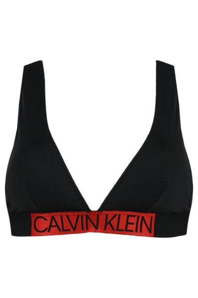 Vrchní díl plavek KW0KW00844-BEH černá - Calvin Klein - Dámské plavky