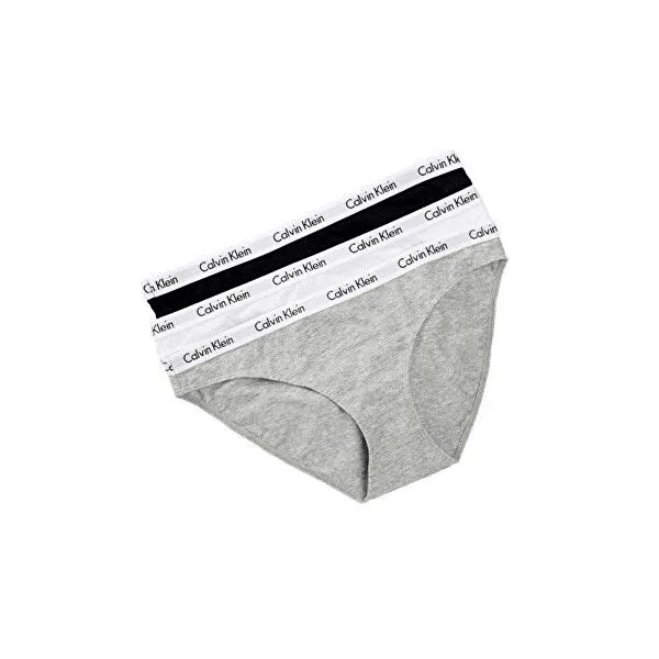 Kalhotky 3pcs QD3588E - 999 vícebarevná - Calvin Klein - Dámské spodní prádlo