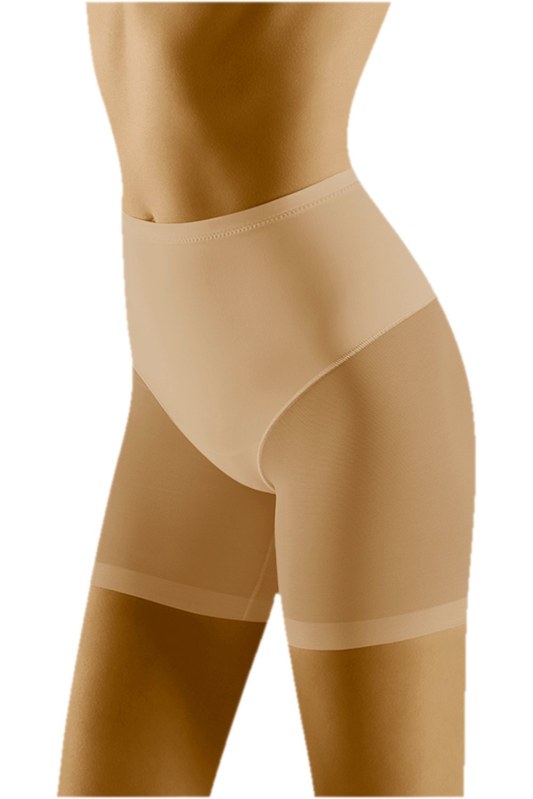 Stahovací kalhotky Relaxa beige - WOLBAR - Dámské spodní prádlo kalhotky