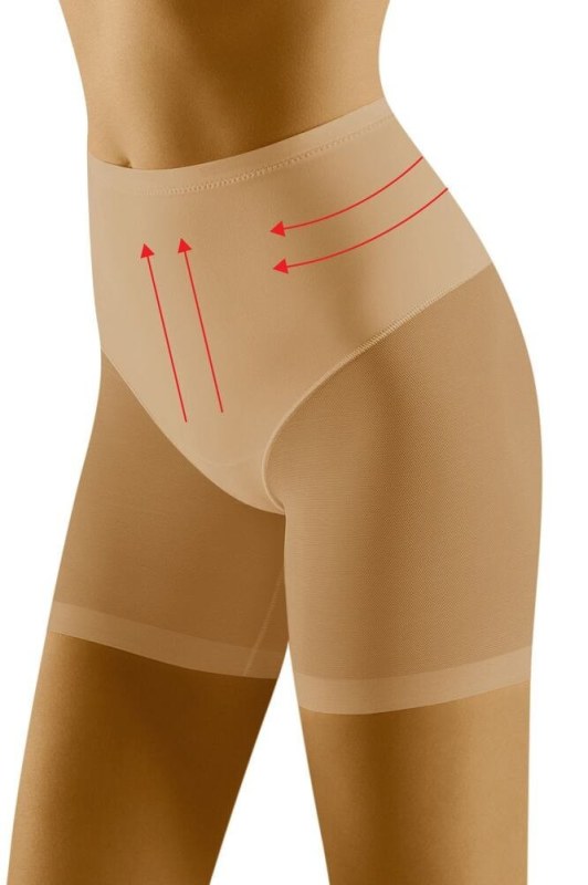 Stahovací boxerkové kalhotky Relaxa tělové - Dámské spodní prádlo kalhotky