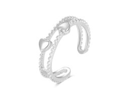 Beneto Romantický stříbrný prsten na nohu AGGF485