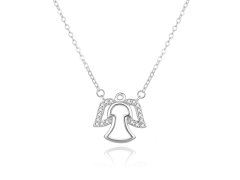 Beneto Stříbrný náhrdelník s andělíčkem AGS848/47