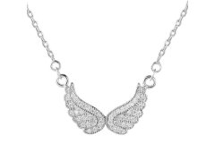 Beneto Stříbrný náhrdelník s křídly AGS194/47
