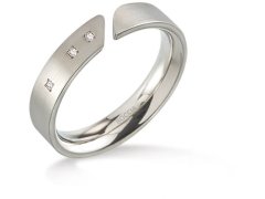 Boccia Titanium Titanový prsten s diamanty 0140-02 56 mm
