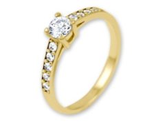 Brilio Dámský prsten s krystaly 229 001 00668 50 mm
