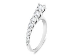 Brilio Silver Elegantní stříbrný prsten se zirkony RI119W 56 mm