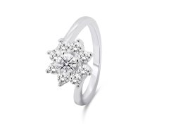Brilio Silver Krásný stříbrný prsten se zirkony RI053W 52 mm