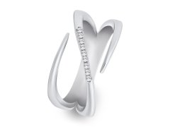 Brilio Silver Originální stříbrný prsten s čirými zirkony RI097W 52 mm