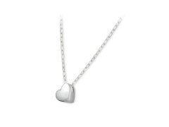 Brilio Silver Půvabný stříbrný náhrdelník Srdce 473 001 01761 04