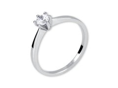 Brilio Silver Stříbrný zásnubní prsten 426 001 00501 04 53 mm
