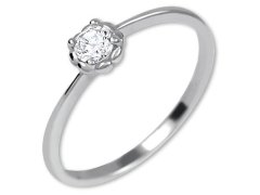Brilio Silver Stříbrný prsten s krystalem 426 001 00538 04 51 mm