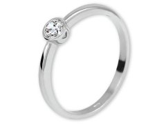 Brilio Silver Stříbrný zásnubní prsten 426 001 00575 04 50 mm