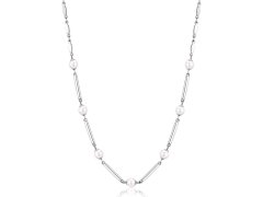 Brosway Elegantní ocelový náhrdelník s perlami Affinity BFF160