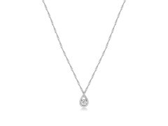 Brosway Krásný ocelový náhrdelník se zirkonem Ribbon BBN29