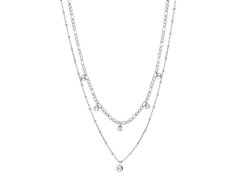 Brosway Ocelový dvojitý náhrdelník s krystaly Symphonia BYM81