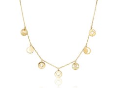 Brosway Pozlacený náhrdelník s krystaly Chant BAH02