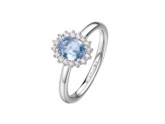 Brosway Elegantní stříbrný prsten Fancy Cloud Light Blue FCL74 52 mm
