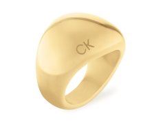Calvin Klein Masivní pozlacený prsten Trends 35000441 56 mm