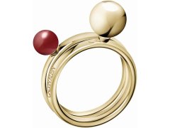 Calvin Klein Pozlacený prsten Bubbly KJ9RJR14040 55 mm