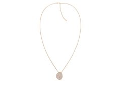 Calvin Klein Slušivý bronzový náhrdelník s krystaly Fascinate 35000332