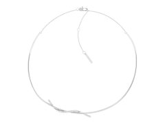 Calvin Klein Slušivý ocelový náhrdelník s krystaly Crystallized Weave 35000510