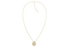 Calvin Klein Slušivý pozlacený náhrdelník s krystaly Fascinate 35000331